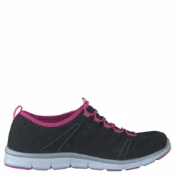435-2311 Comfort Sock Black/Fuchsia