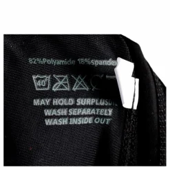 8 Panels Proof Short Bib Black