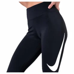 7/8 Swoosh Run Tight Black