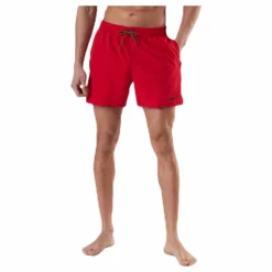 5" Volley Short Logo Red