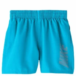 4" Volley Short Logo Solid Youth Blue/Orange