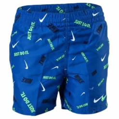 4" Volly Short Logofetti Junior Blue