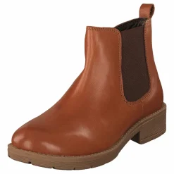 451-5011 Warm Lined Leather Cognac