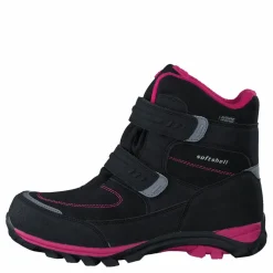 435-6608 Waterproof Warm Lined Black/Fuchsia