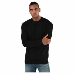 Aaron Knit Crew Neck Black