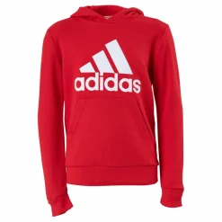 Adidas Boys Essentials Big Logo Hoodie Vivid Red / White