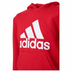 Adidas Boys Essentials Big Logo Hoodie Vivid Red / White