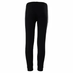 Adidas Girls Essentials 3 Stripes Ft Pant Black / White