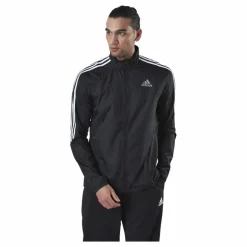 Adidas Marathon Jacket 3 Stripe Men Black / White