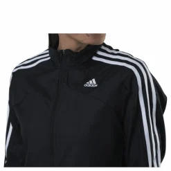 Adidas Marathon Jacket 3 Stripe Women Black