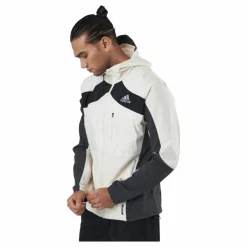 Adidas Marathon Jacket Ocean P.Blue Men Wonder White / Black