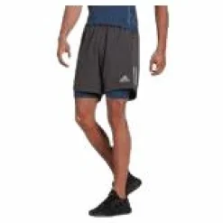 Adidas Own The Run Short 2In1 Men Dgh Solid Grey