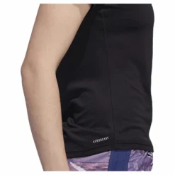 Adidas Run 3 Stripes Tee Women Black