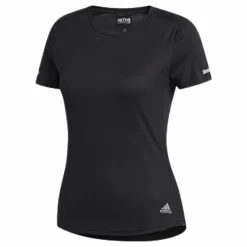 Adidas Run It Short Sleeve Tee Women Black