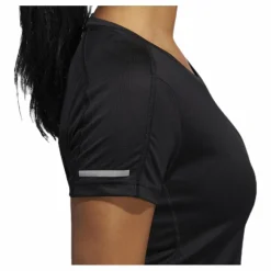 Adidas Run It Short Sleeve Tee Women Black