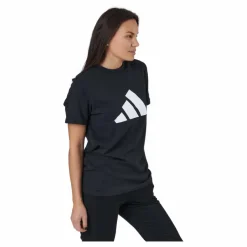 Adidas Sportswear Three Bar T-Shirt Black