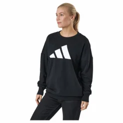 Adidas Sportswear Three Bar Sweatshirt Black