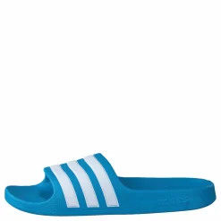 Adilette Aqua Slides Kids Solar Blue / Cloud White / Solar Blue