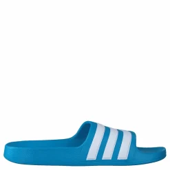 Adilette Aqua Slides Kids Solar Blue / Cloud White / Solar Blue