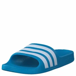 Adilette Aqua Slides Kids Solar Blue / Cloud White / Solar Blue