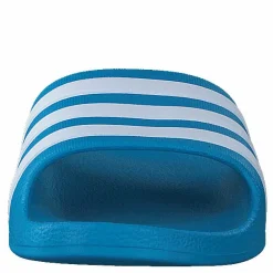 Adilette Aqua Slides Kids Solar Blue / Cloud White / Solar Blue
