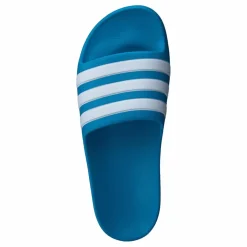 Adilette Aqua Slides Kids Solar Blue / Cloud White / Solar Blue