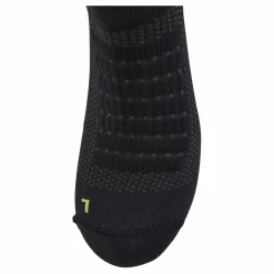 Adv Dry Mid Shaftless Sock Black