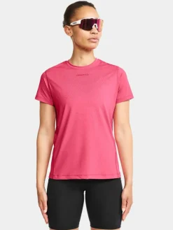 Adv Essence Ss Tee W Fuchsia