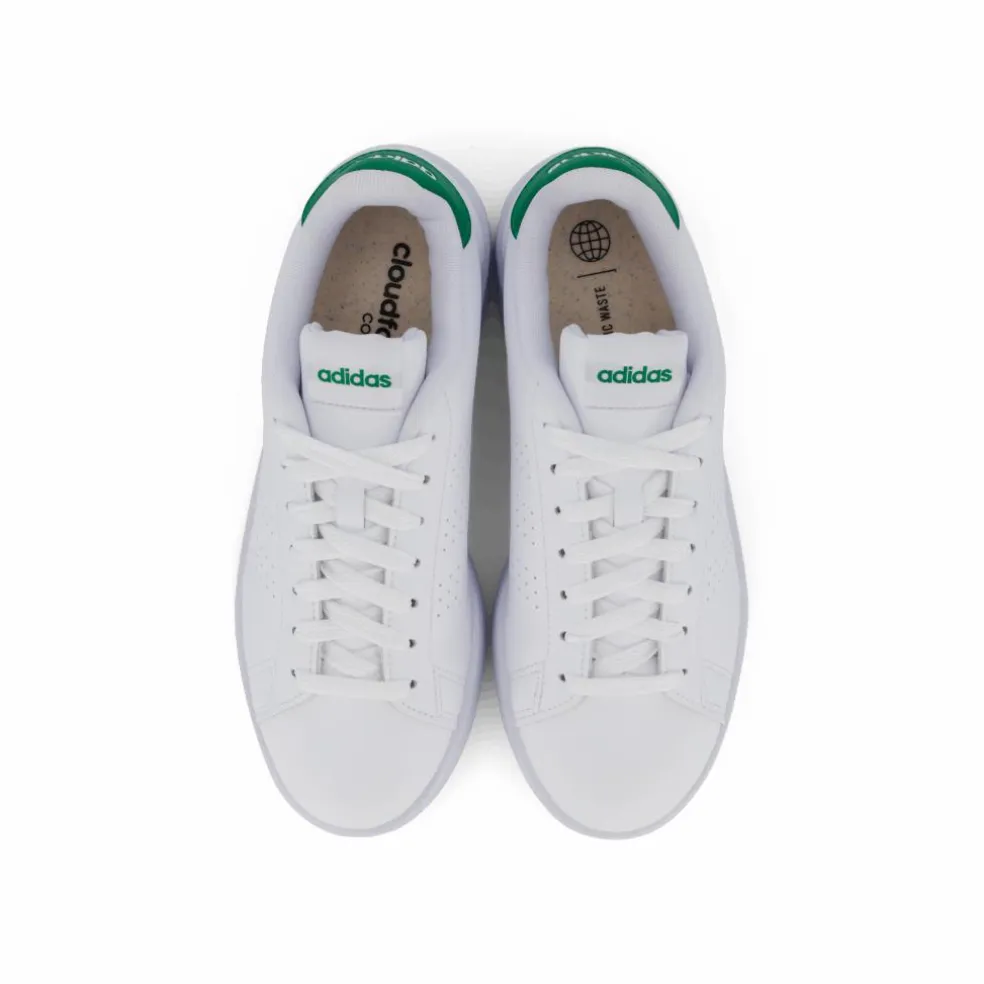 Advantage Shoes Cloud White / Cloud White / Green