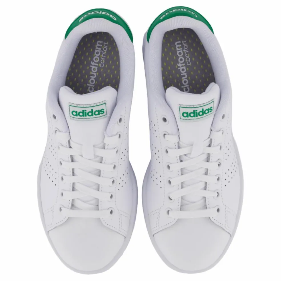 Advantage Shoes Cloud White / Cloud White / Green