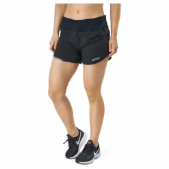 Aero 4 Inch Shorts Black/silver Reflective