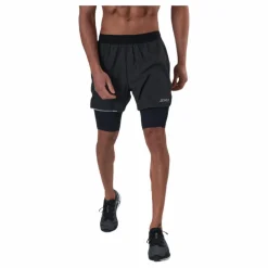 Aero 2-In-1 5" Shorts Black/Silver