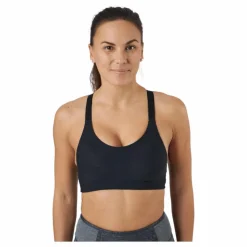 Aero Medium Impact Bra Black/black