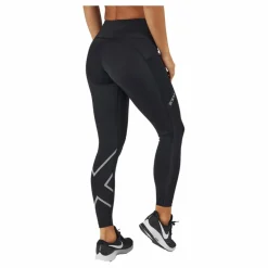 Aero Mid-rise Comp Tights Black/silver Reflective