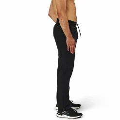 AEROREADY Essentials Stanford Open Hem Embroidered Small Logo Tracksuit Bottoms Black
