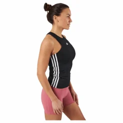 AEROREADY Train Essentials Regular 3-Stripes Tank Top Black / White