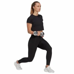 AEROREADY Train Essentials 3 Bar Logo Crop T-Shirt Black