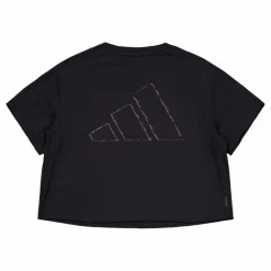 AEROREADY Train Essentials 3 Bar Logo Crop T-Shirt Black