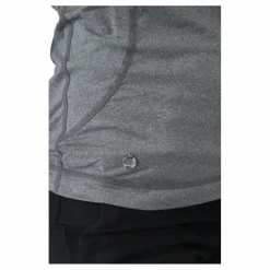 Agnes Ls Mock Neck Granite