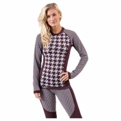 Agnes Top Purple/Brown