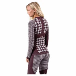 Agnes Top Purple/Brown