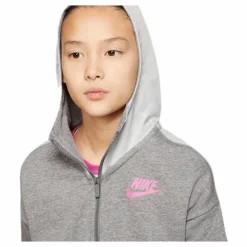 Air Front Zip Jr Pink/Grey