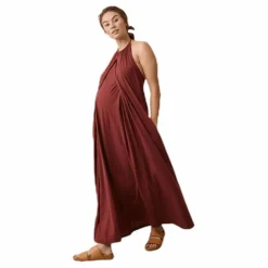 Air Halterneck Dress Red