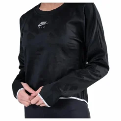 Air Midlayer Crew Black