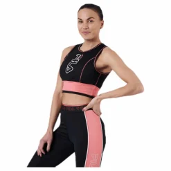 Airi Cropped Top Pink/Black