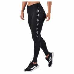 Alphaskin Badge Of Sport Logo Tight Black / White