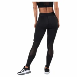 Alphaskin Badge Of Sport Logo Tight Black / White