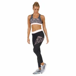 Alphaskin Logo Bra Pink/Grey