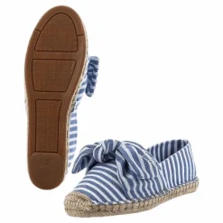 Amanda Knot Espandrillo Blue/White