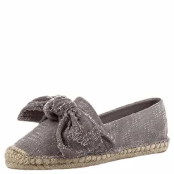 Amanda Knot Espandrillo Grey/Beige